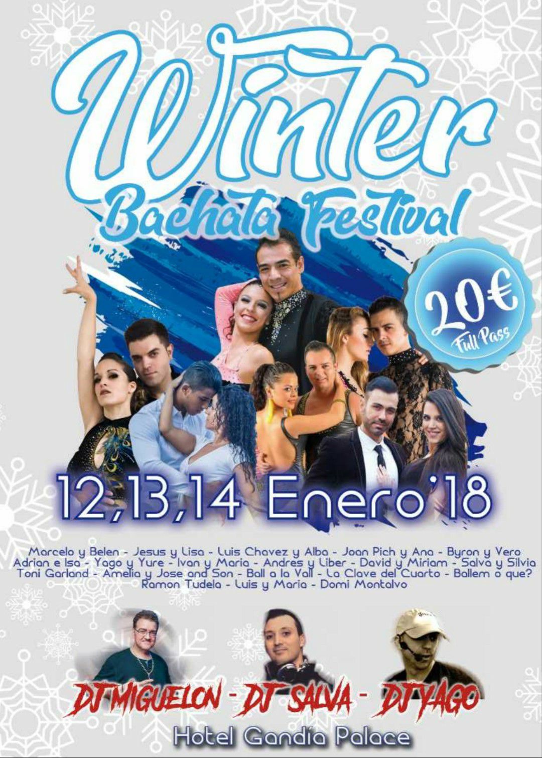 Winter Bachata Festival 2018 (Hotel Gandía Palace)