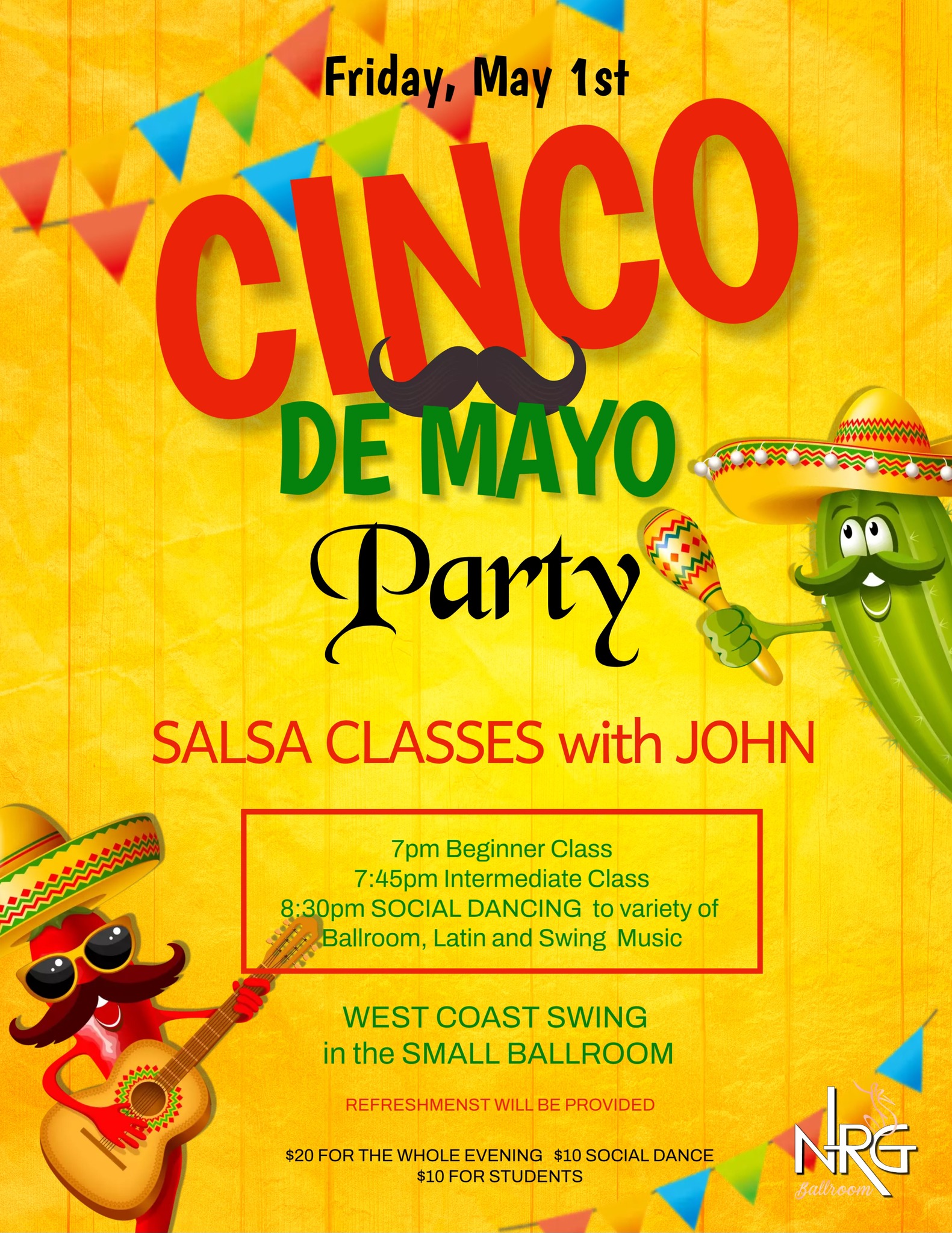 Cinco de Mayo Party: SALSA & WCS