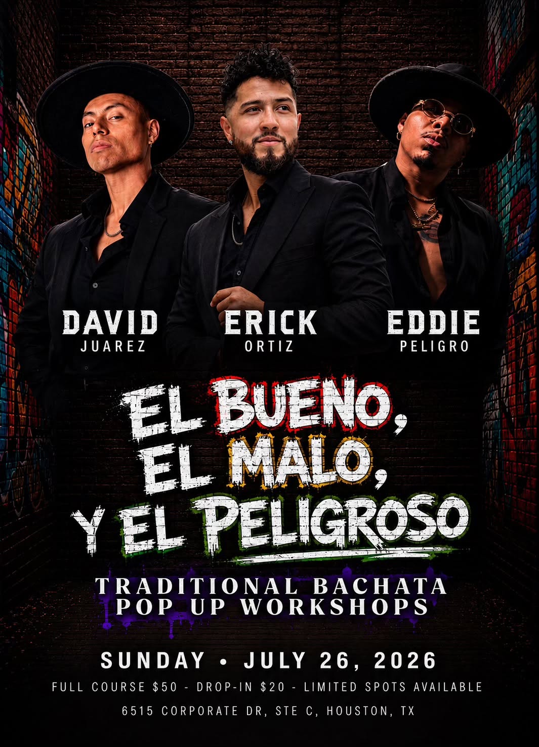 THE GOOD, THE BAD & THE PELIGROSO - Traditional Bachata Workshops