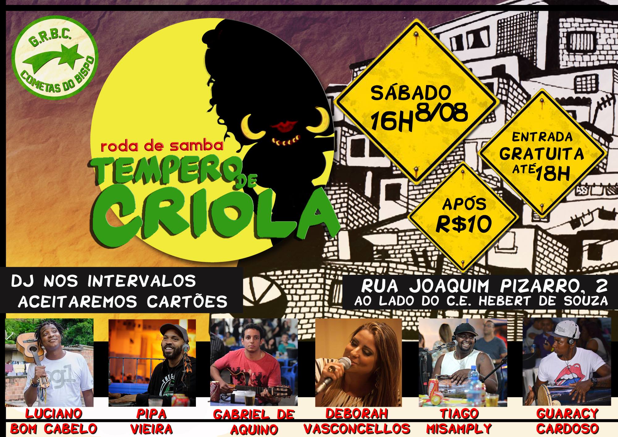 RODA DE SAMBA TEMPERO DE CRIOLA