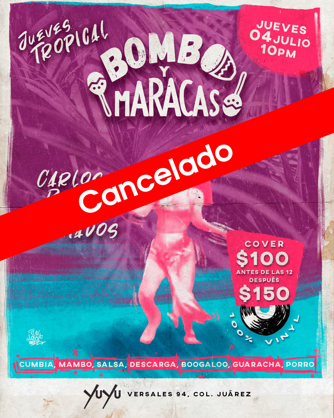 Jueves Tropical con Bombo y Maracas