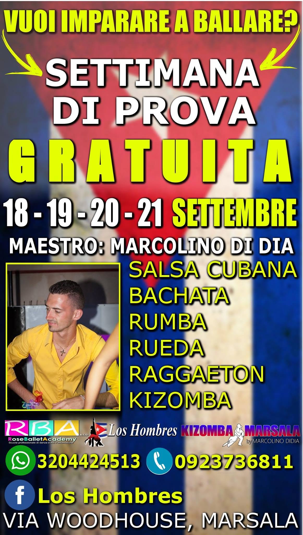 Settimana Prova Gratuita Danze Caraibiche