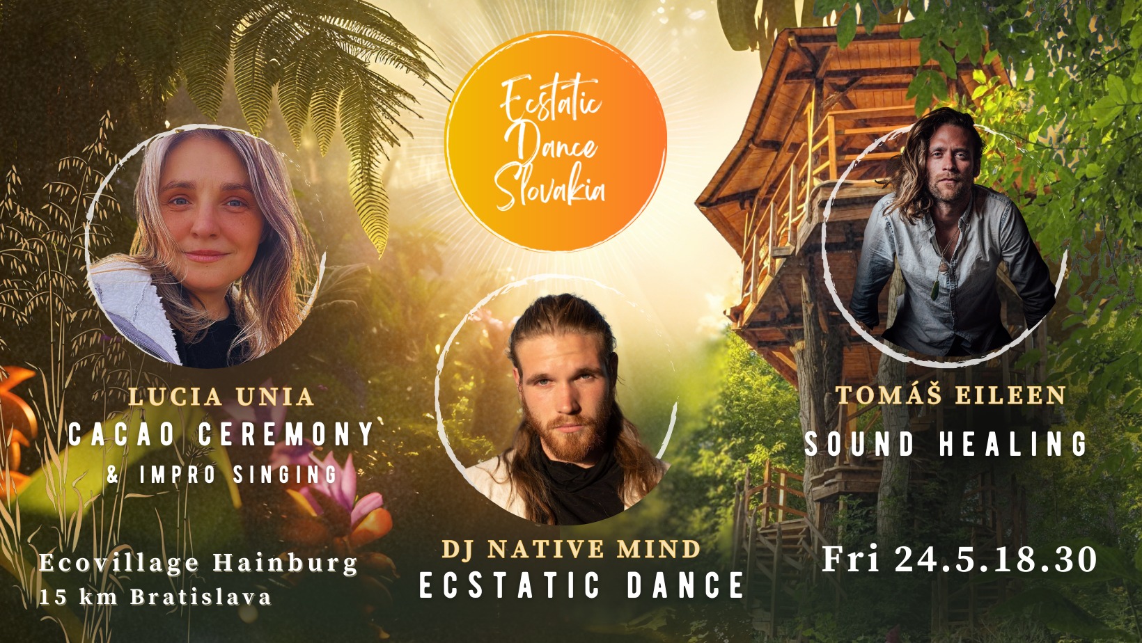 Cacao Ecstatic Dance Hainburg (15km od Bratislavy)