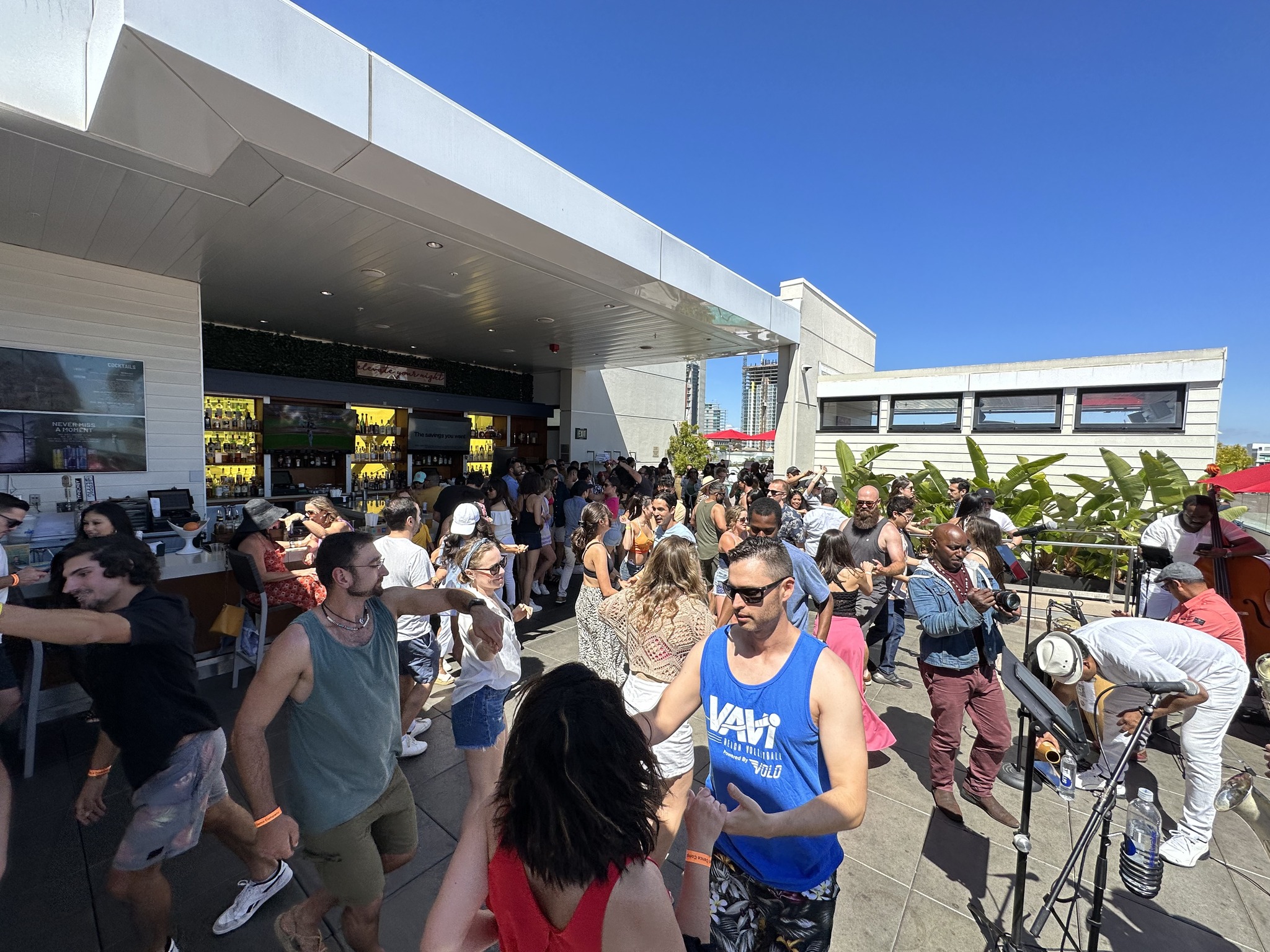 Salsa and Bachata Dancing Rooftop Party Andaz Hotel San Diego