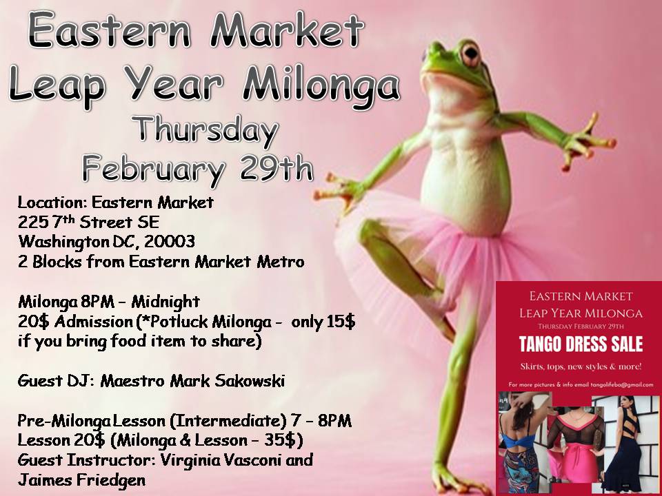 Eastern Market Leap Year Milonga