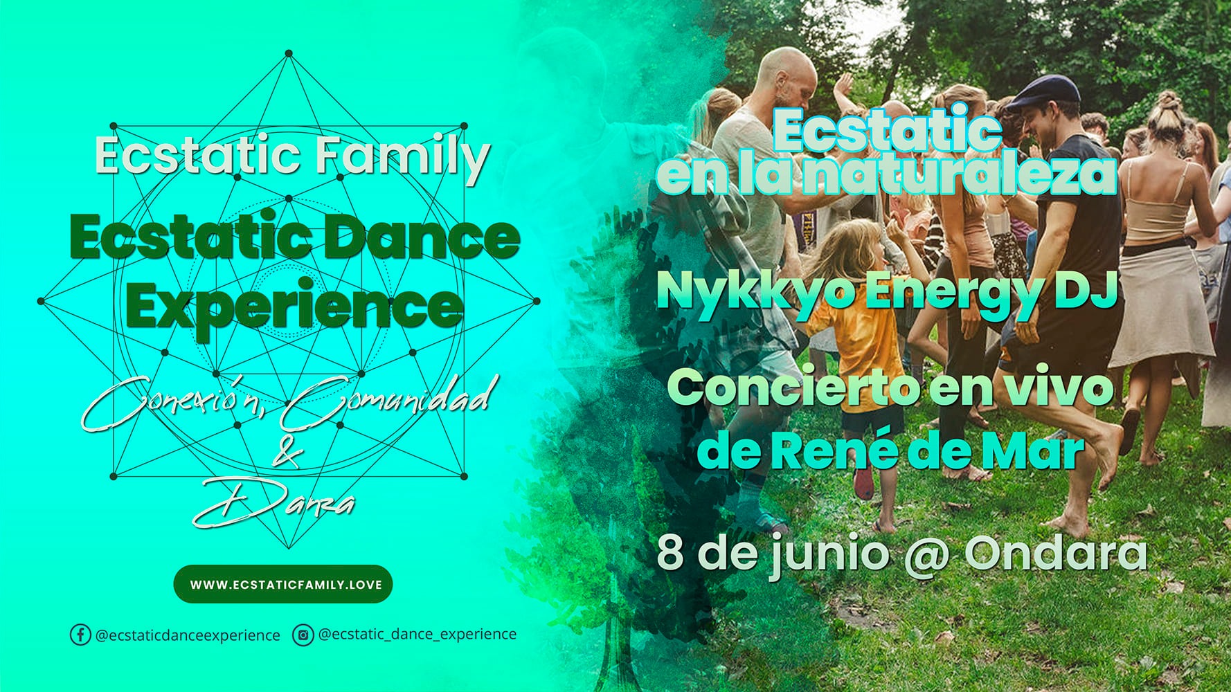 💘ECSTATIC DANCE EXPERIENCE 🌳EN NATURALEZA 🍃🌴