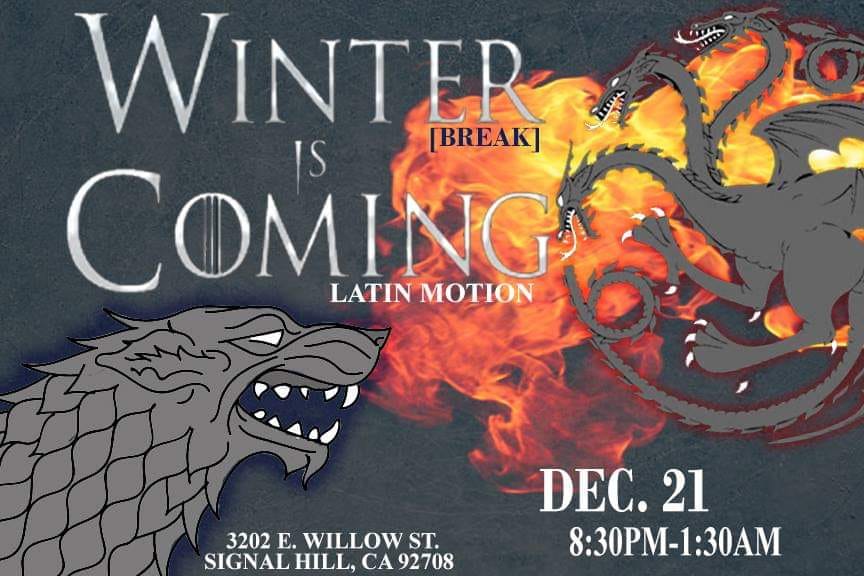 Latin Motion: Winter (Break) Is Coming