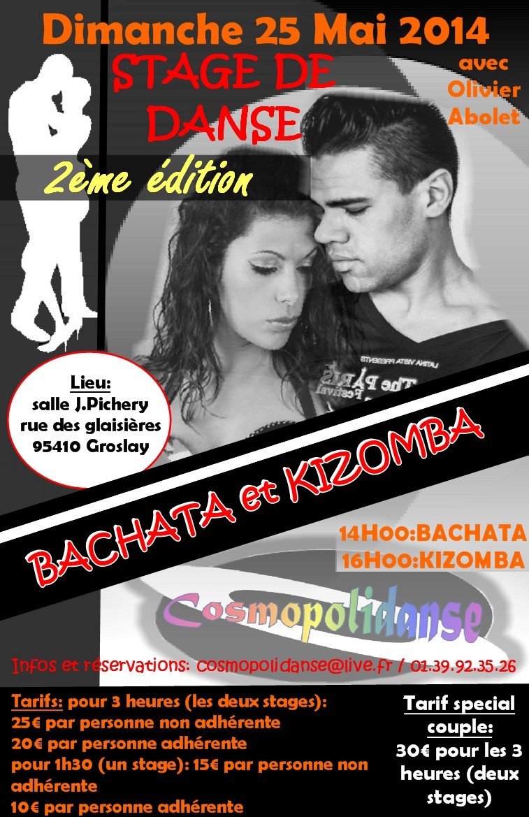 Stage bachata et kizomba 2ème édition