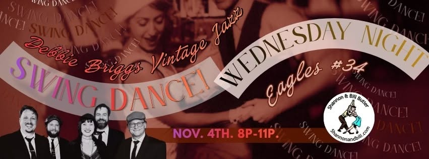 Wednesday Night Swing Dance - Debbie Briggs Vintage Jazz