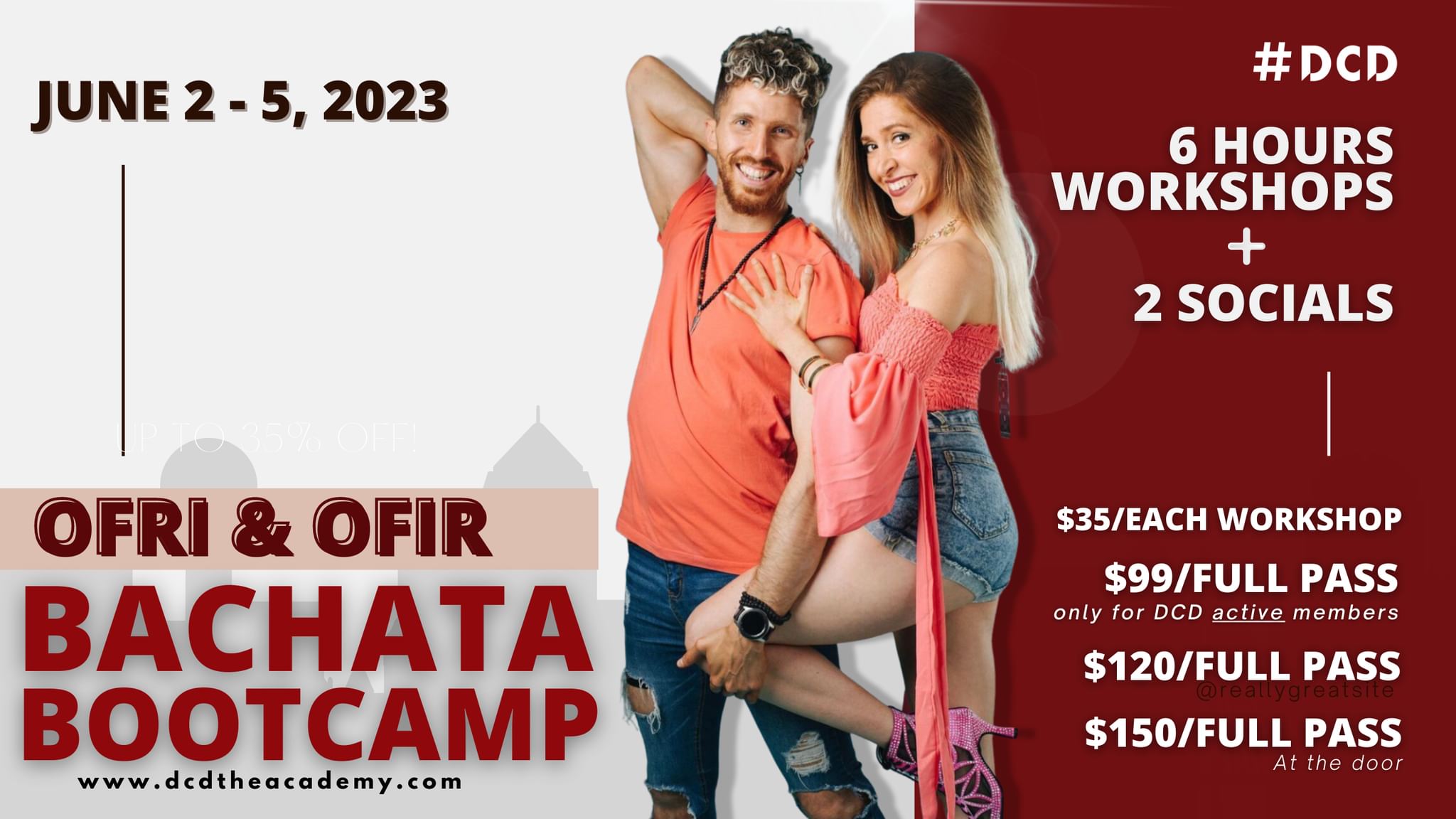 DCD Ofri & Ofir from ISRAEL - Dallas Bachata Bootcamp!