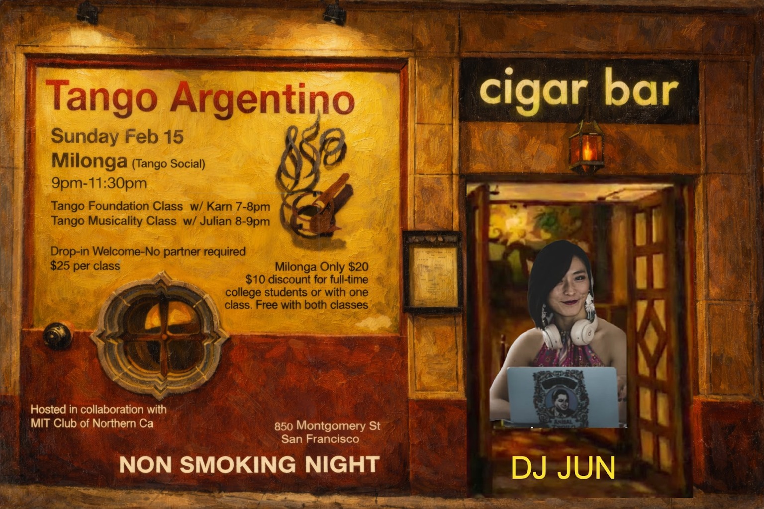 Milonga Cigar Bar - DJ Jun
