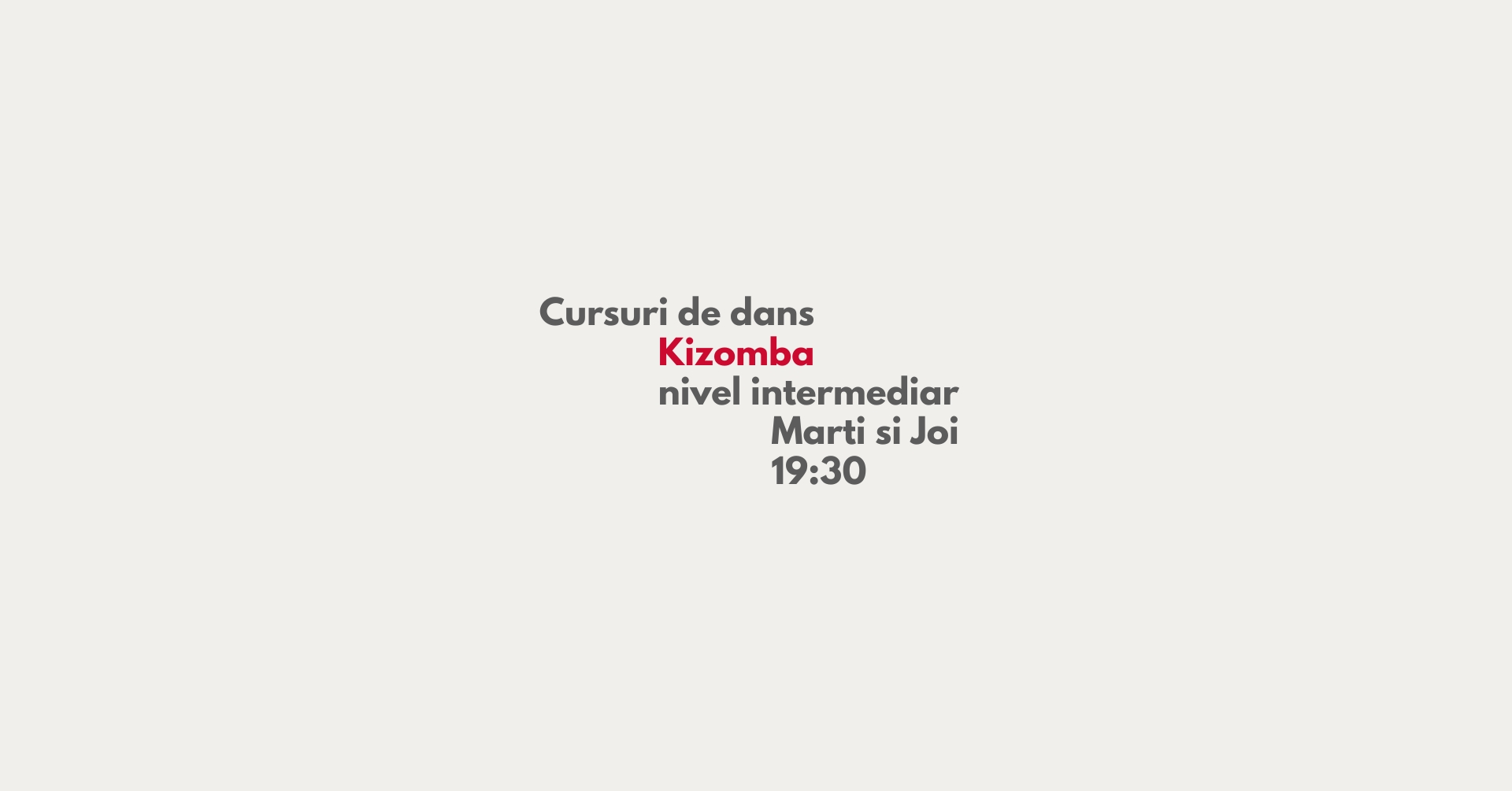 Cursuri de Kizomba - nivel intermediar