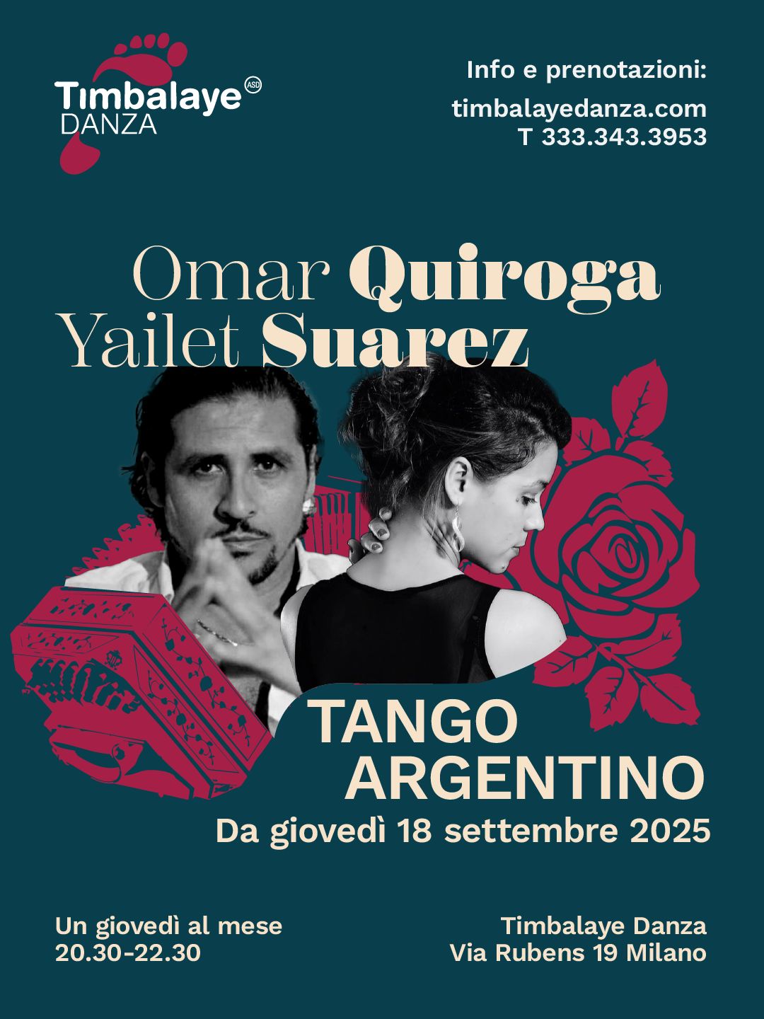 percorso di studio con Yailet Suarez y Omar Quiroga