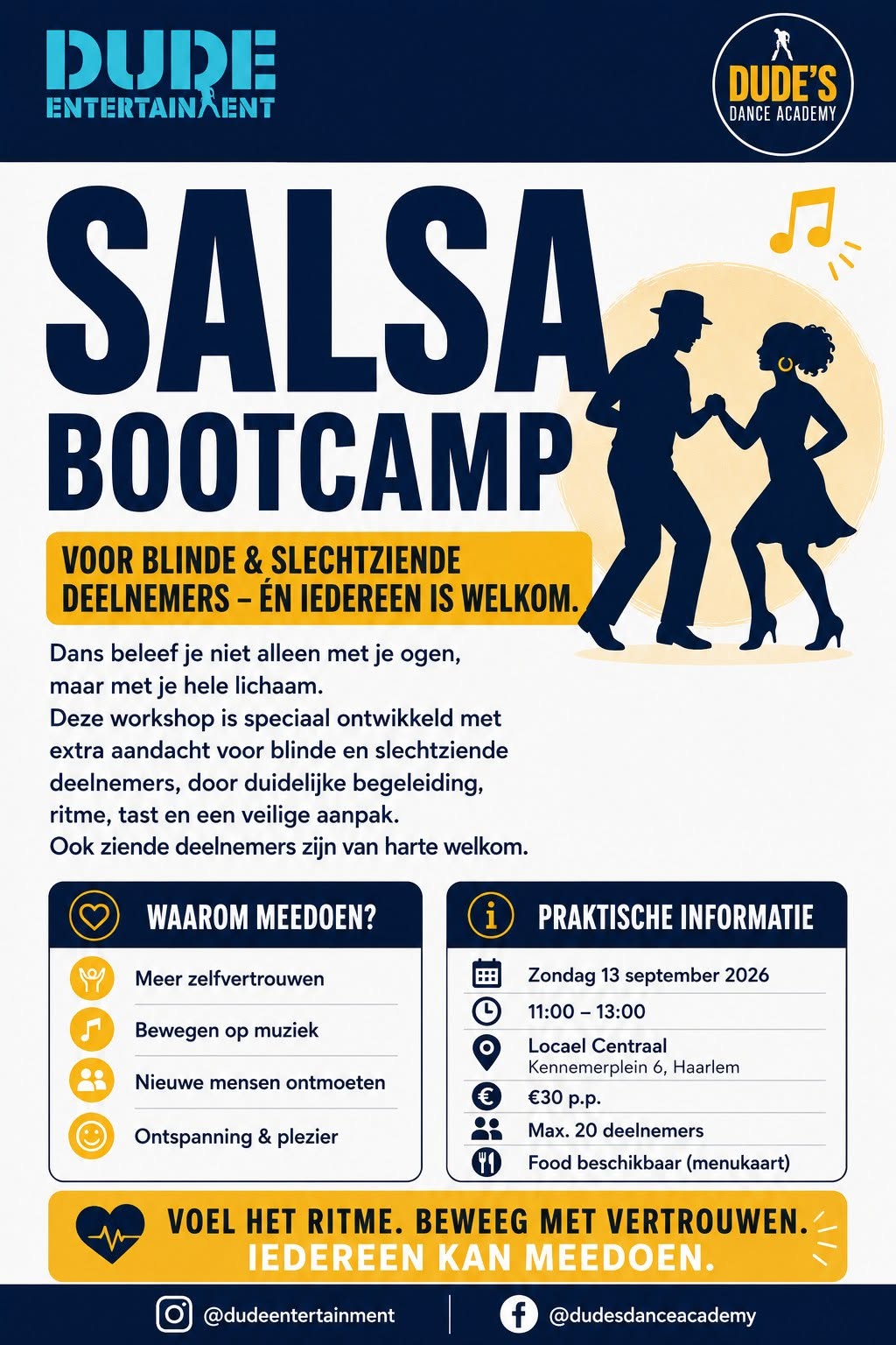 Salsa Absolute Beginners Voor blinden en slechtzienden