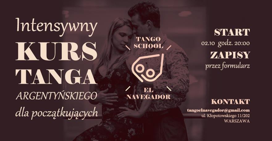 Jesienny intensywny kurs tanga argentyńskiego dla początkującyc