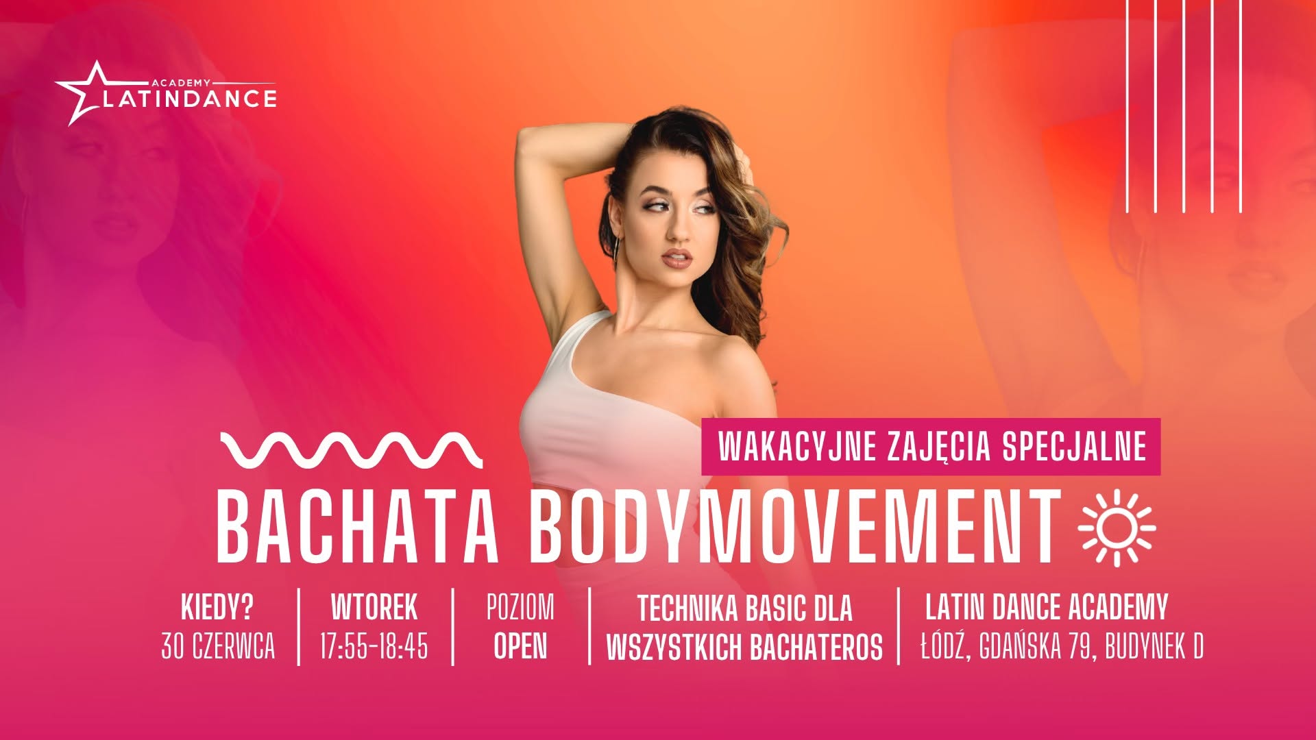 Bachata Bodymovement Zajęcia Tematyczne w LDA! 30 czerwca '26