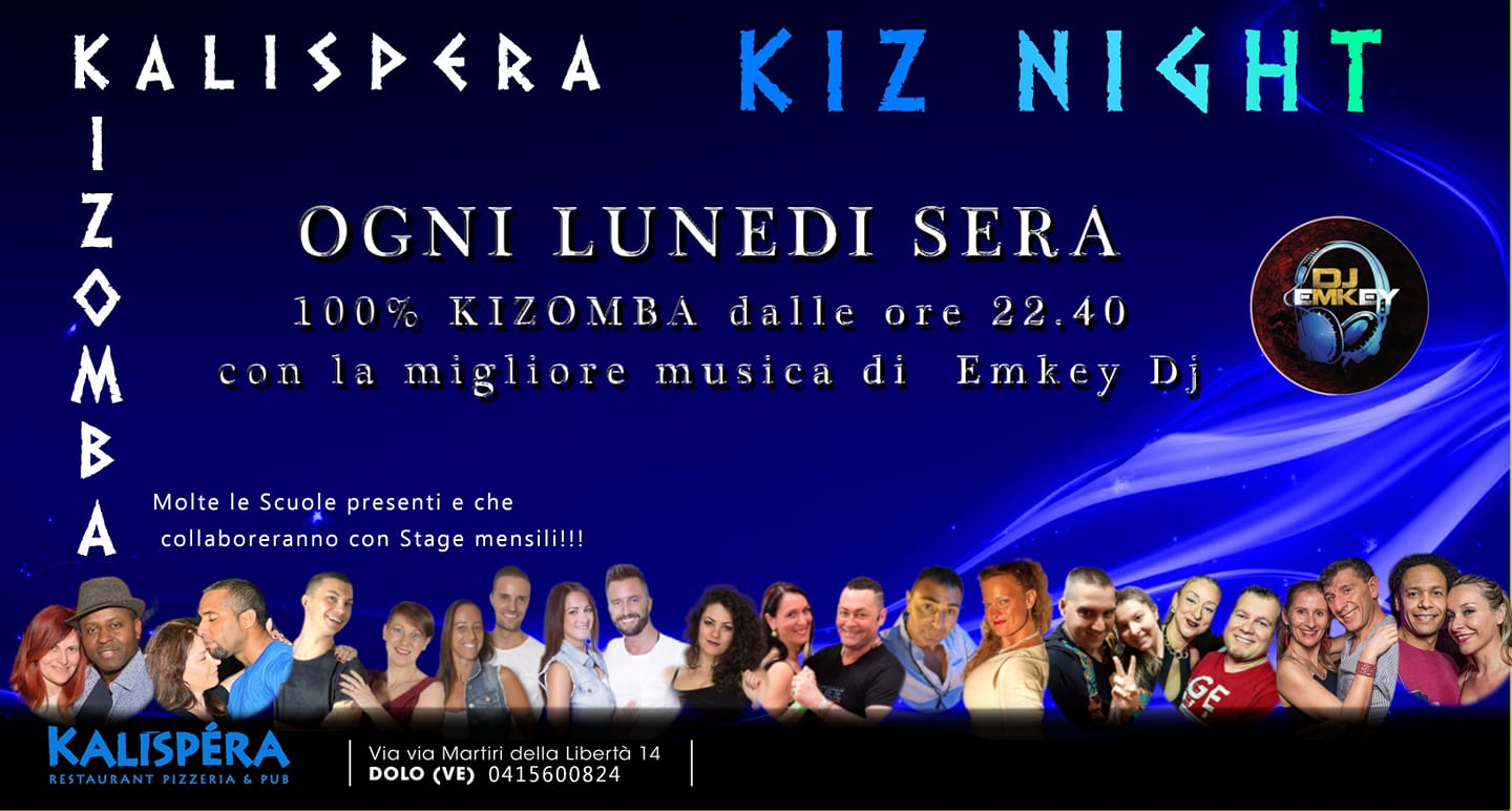 Kalispera, Lunedì Serata 100% Kizomba