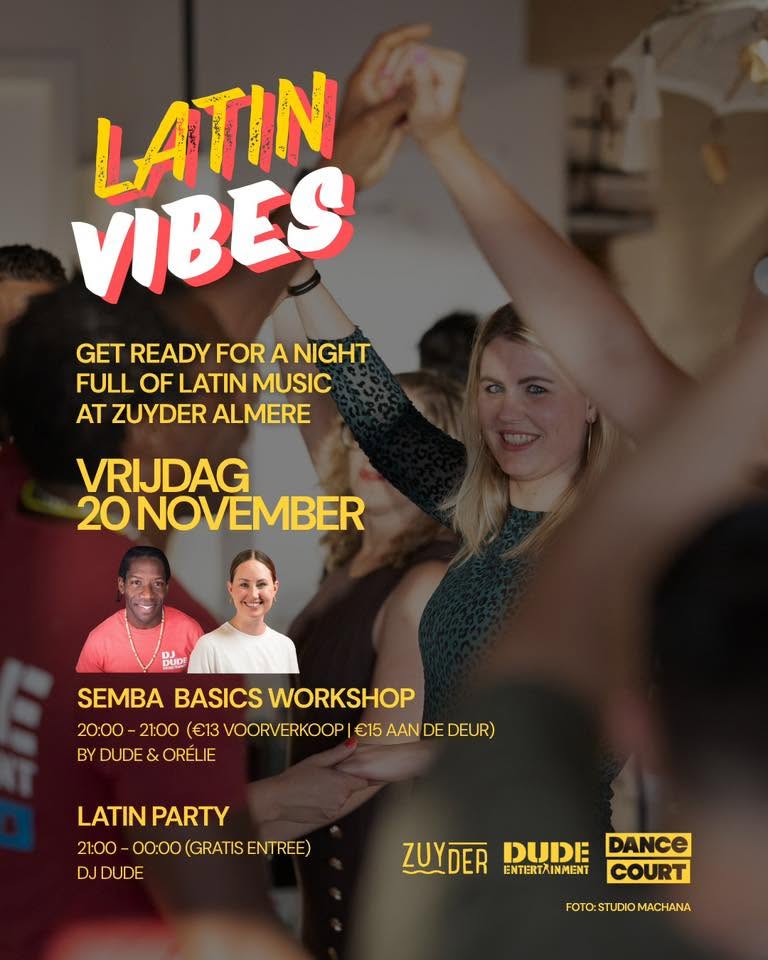 Latin Vibes @ Zuyder Almere (DJ Dude) November. 2026