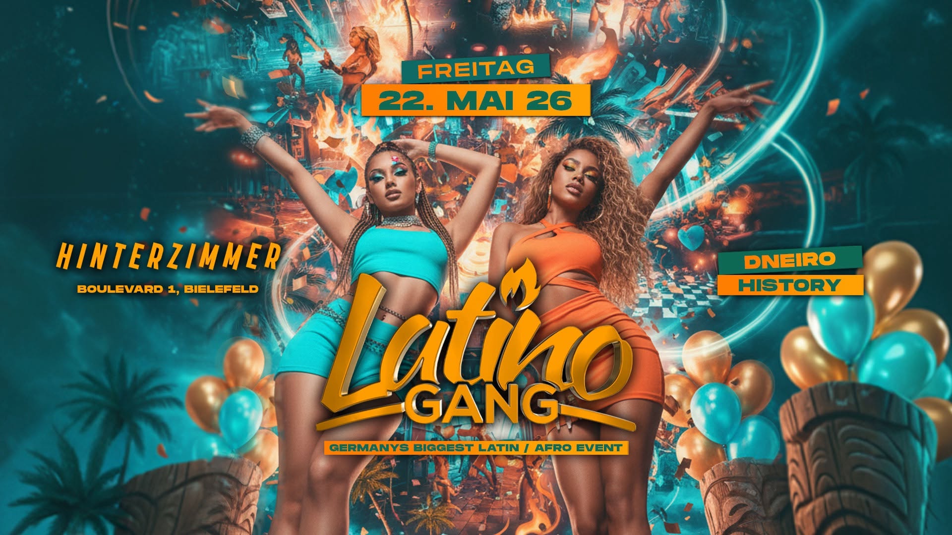 22.05 • LatinoGANG x Hinterzimmer Bielefeld