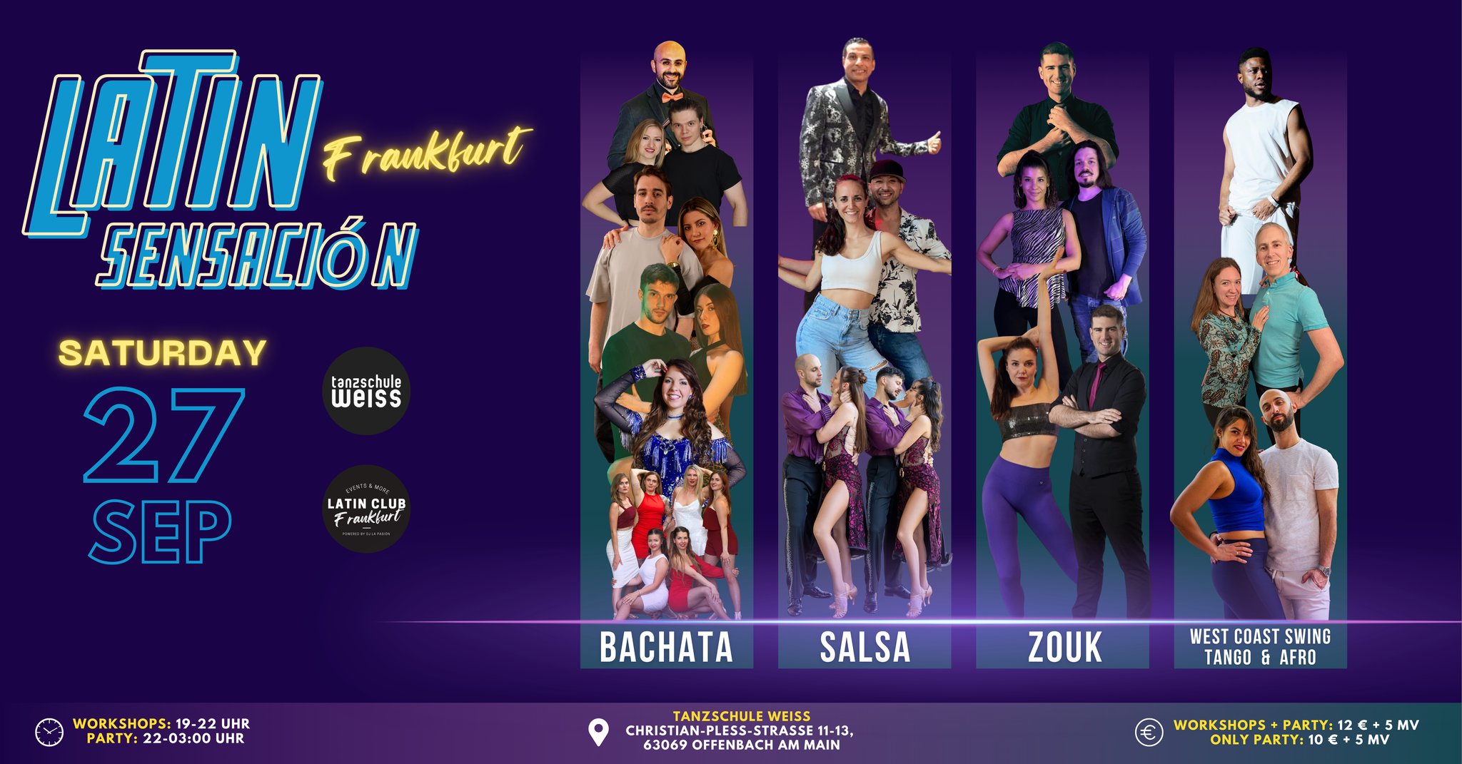 ◐ LATIN SENSACIÓN Frankfurt ◑ 3 Floors!
