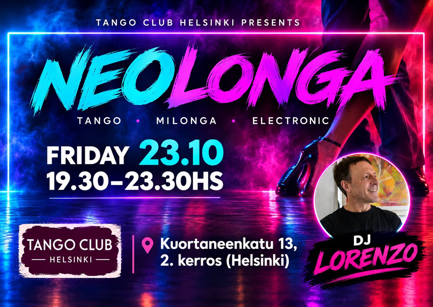 Neolonga Helsinki Neotango Festival (DJ Lorenzo)