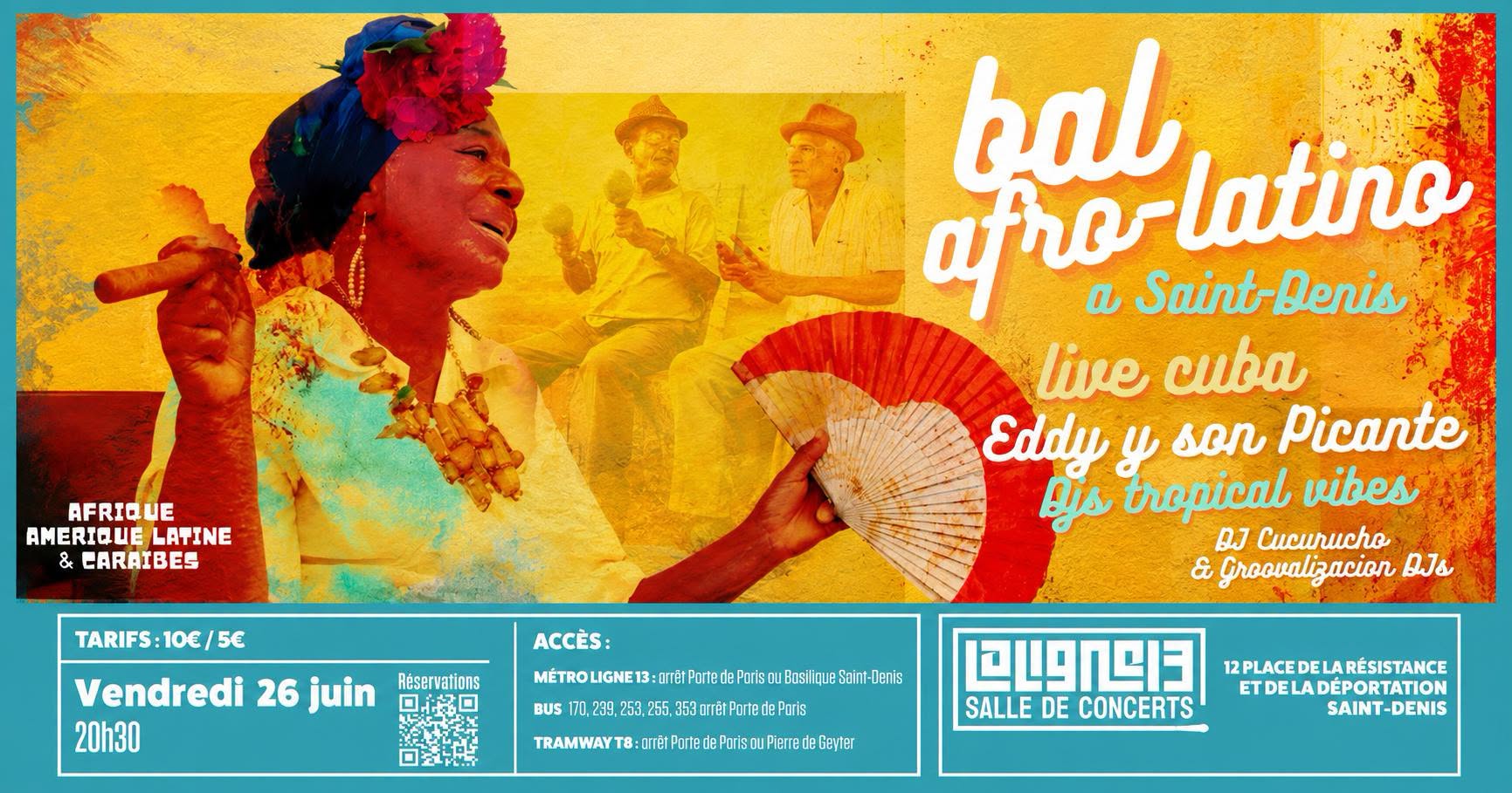 Bal Afro-Latino - Soirée dansante tropical vibes Live & DJs !