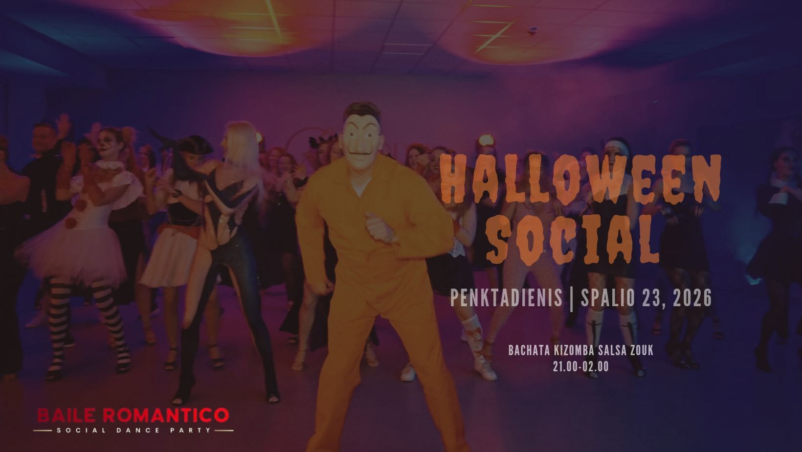 Halloween Social Dance Party Spalio 23 d.