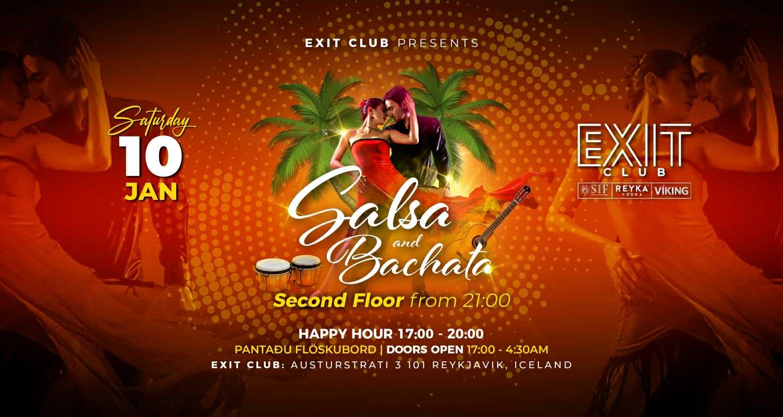 Bachata and Salsa Night at Exit ✨️💃 Free entry ✨️