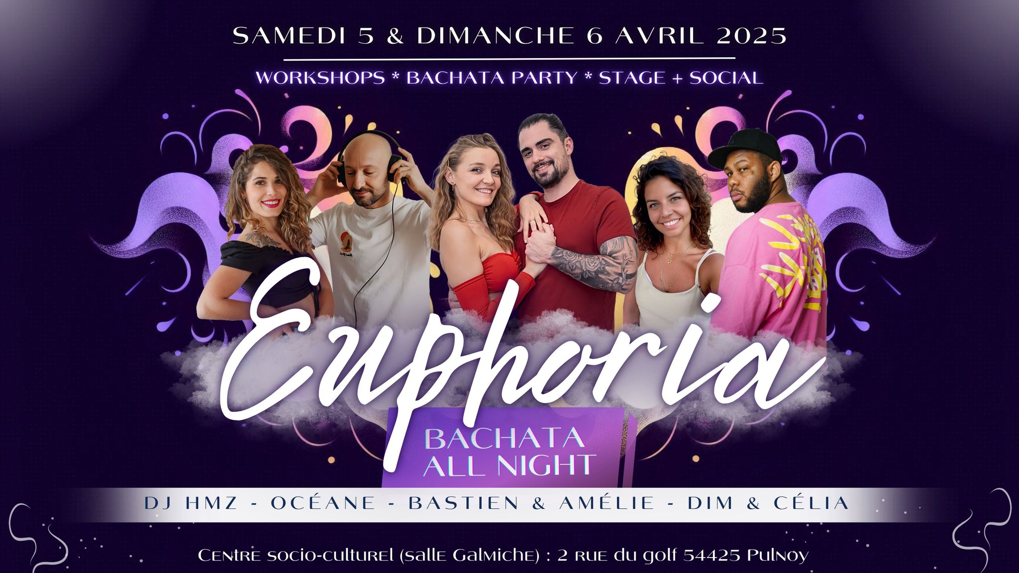 EUPHORIA "Bachata ALL NIGHT" & "Zouk Brésilien "#4