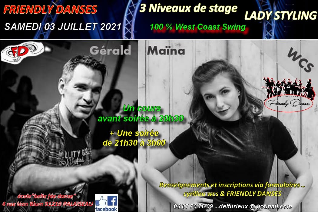 FRIENDLY 03 JUILLET 2021 "MAÏNA & GÉRALD "