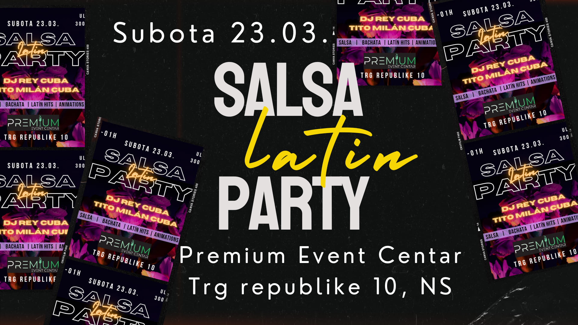 SALSA Latin PARTY Subota 23.03. Premium Event Centar