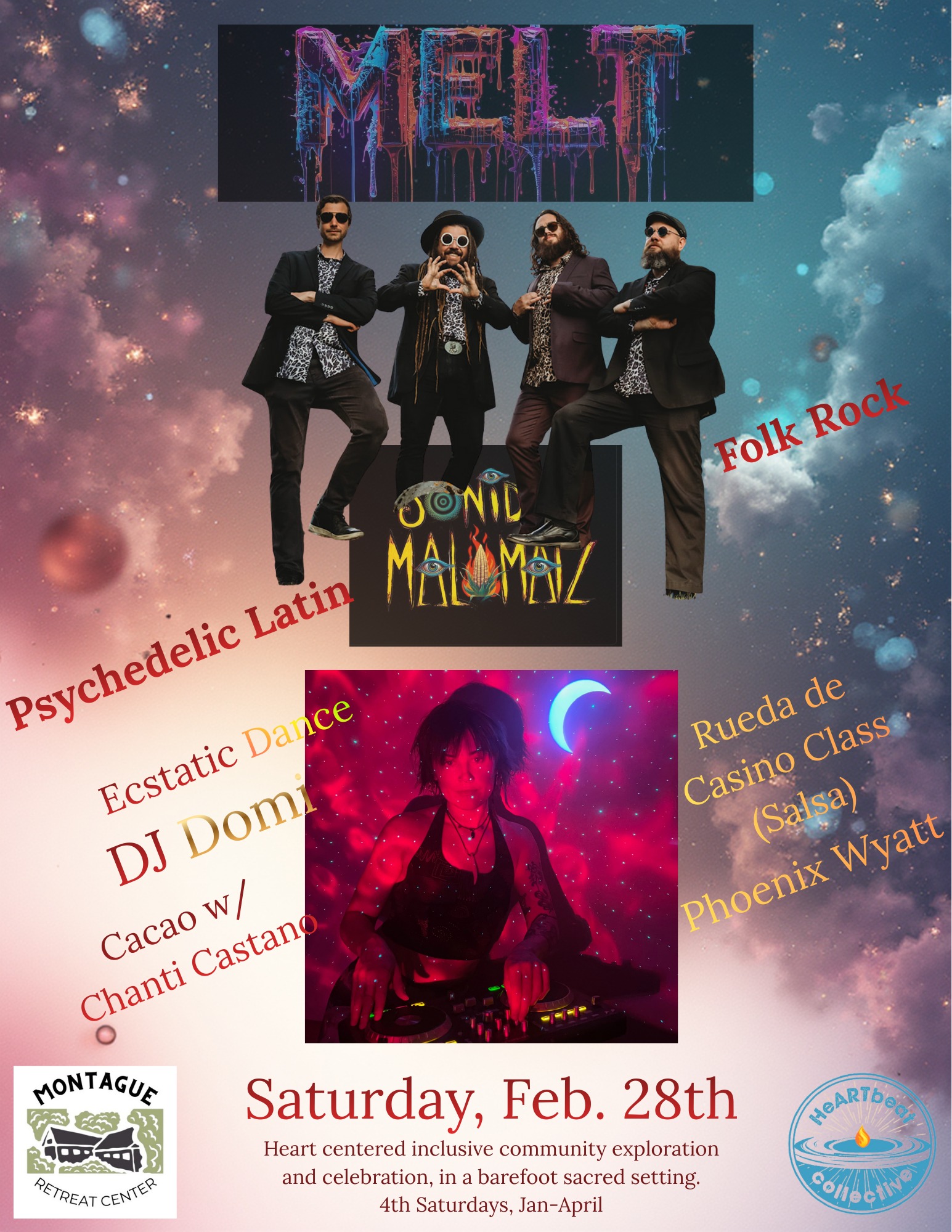 MELT at the MRC: February w Sonido Mal Maiz, DJ Domi, Chan Castano & Salsa with Phoenix Wyatt