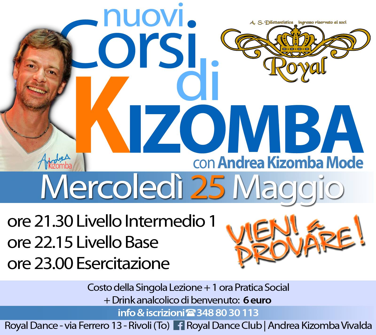 Corso di Kizomba - Andrea Kiz Mode & Royal