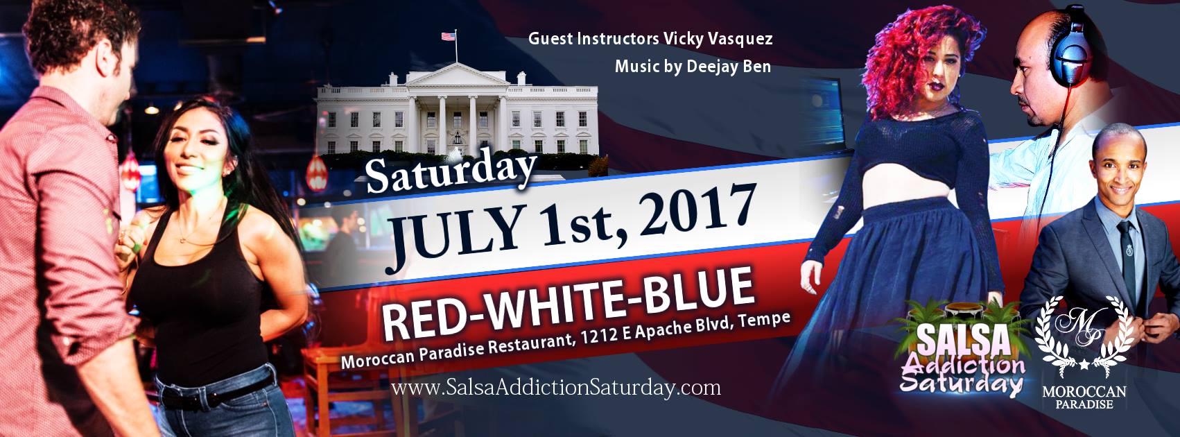 Red-White-Blue Party Independence Day Edition