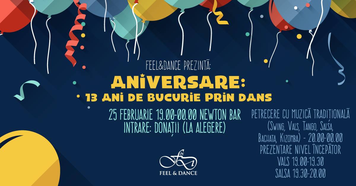 Aniversare: 13 ani de bucurie prin dans