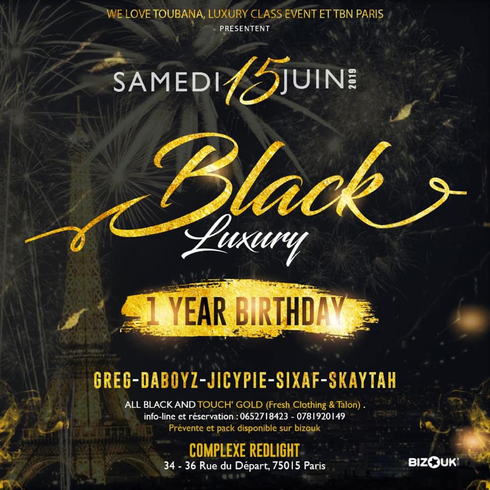★★★ La Soirée BLACK LUXURY 1 YEAR BIRTHDAY ★★★