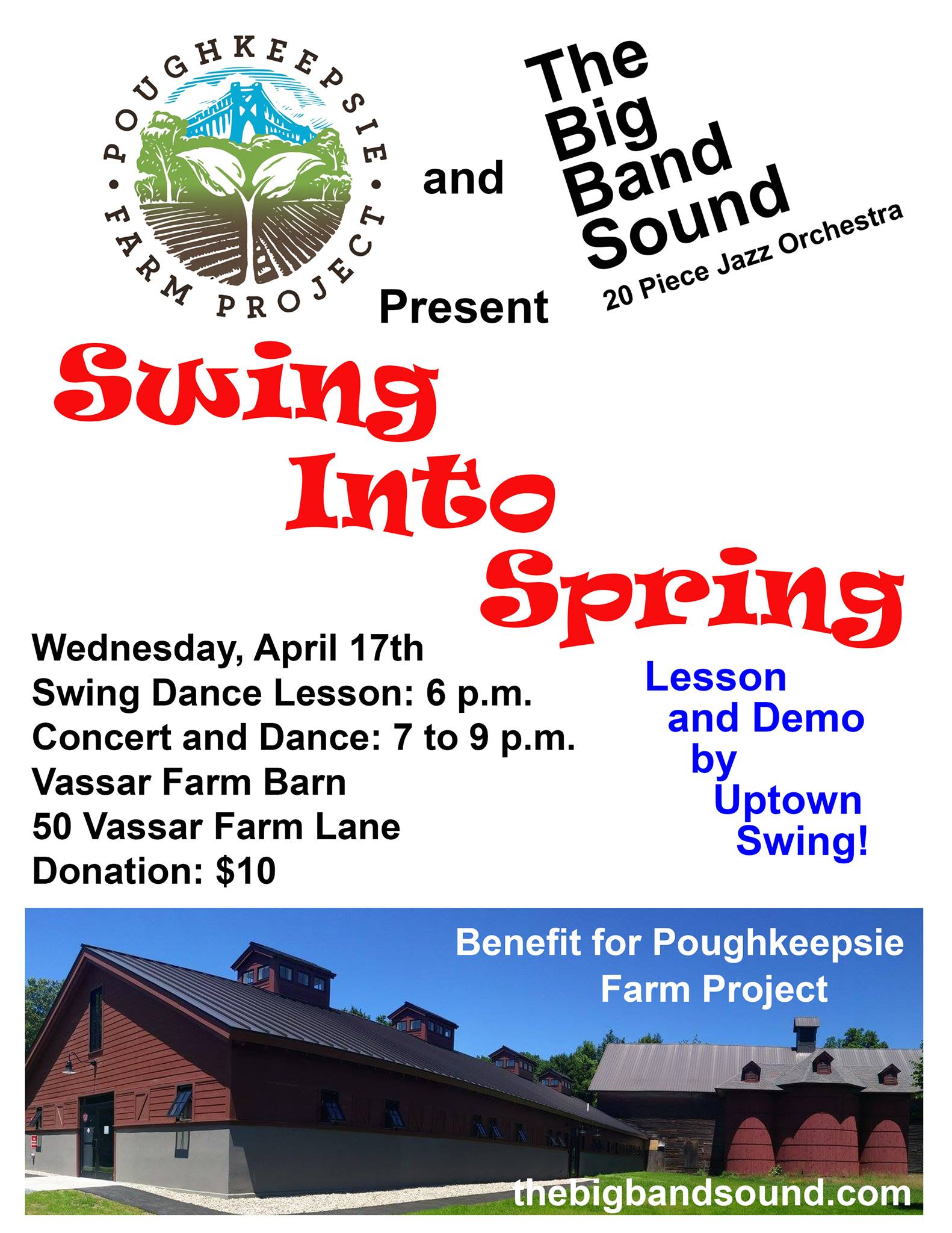 Swing Into Spring Dance, Benefit For Poughkeepsie Farm Project
