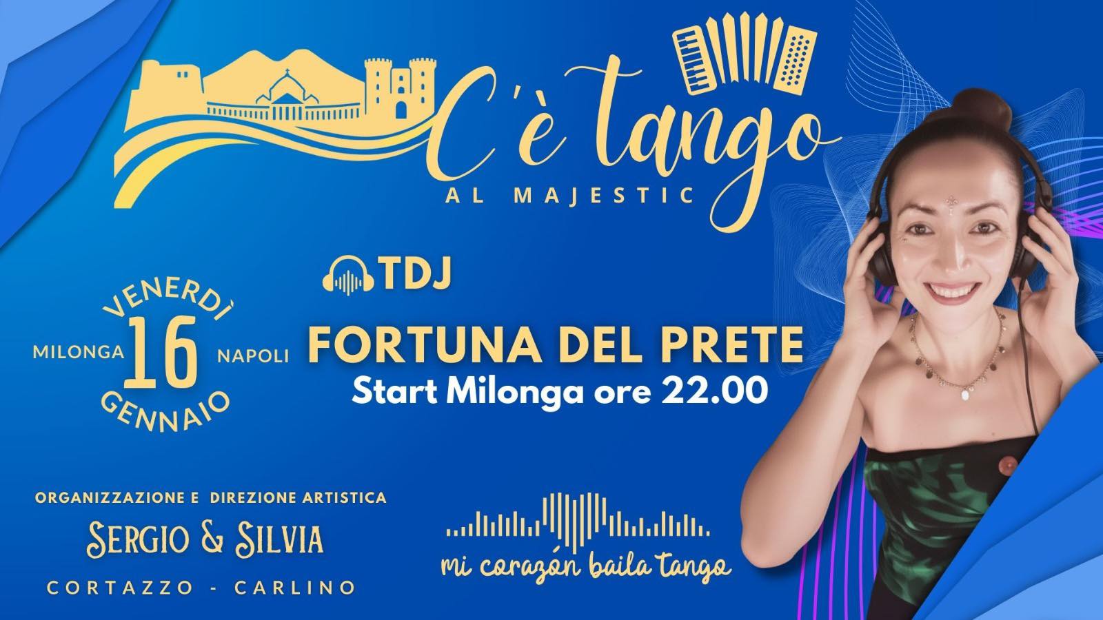 C’è Tango al Majestic Venerdì 16 Gennaio