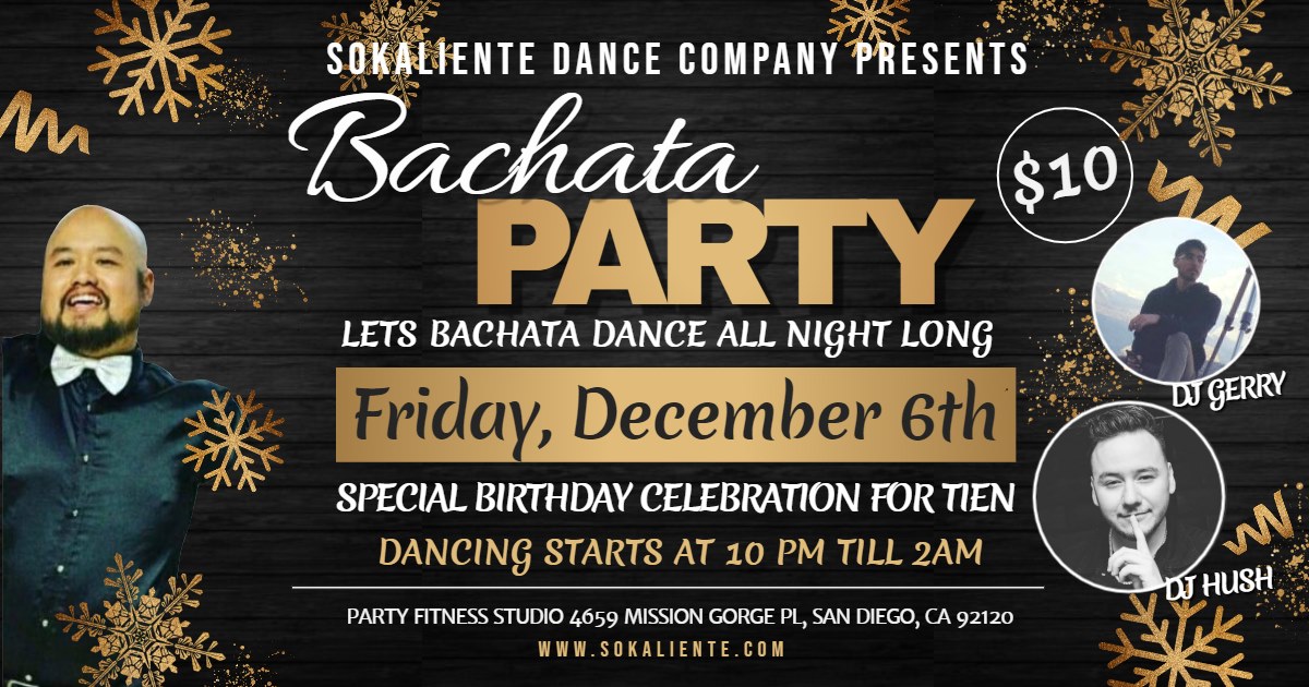 Sokaliente Dance Company Bachata Party