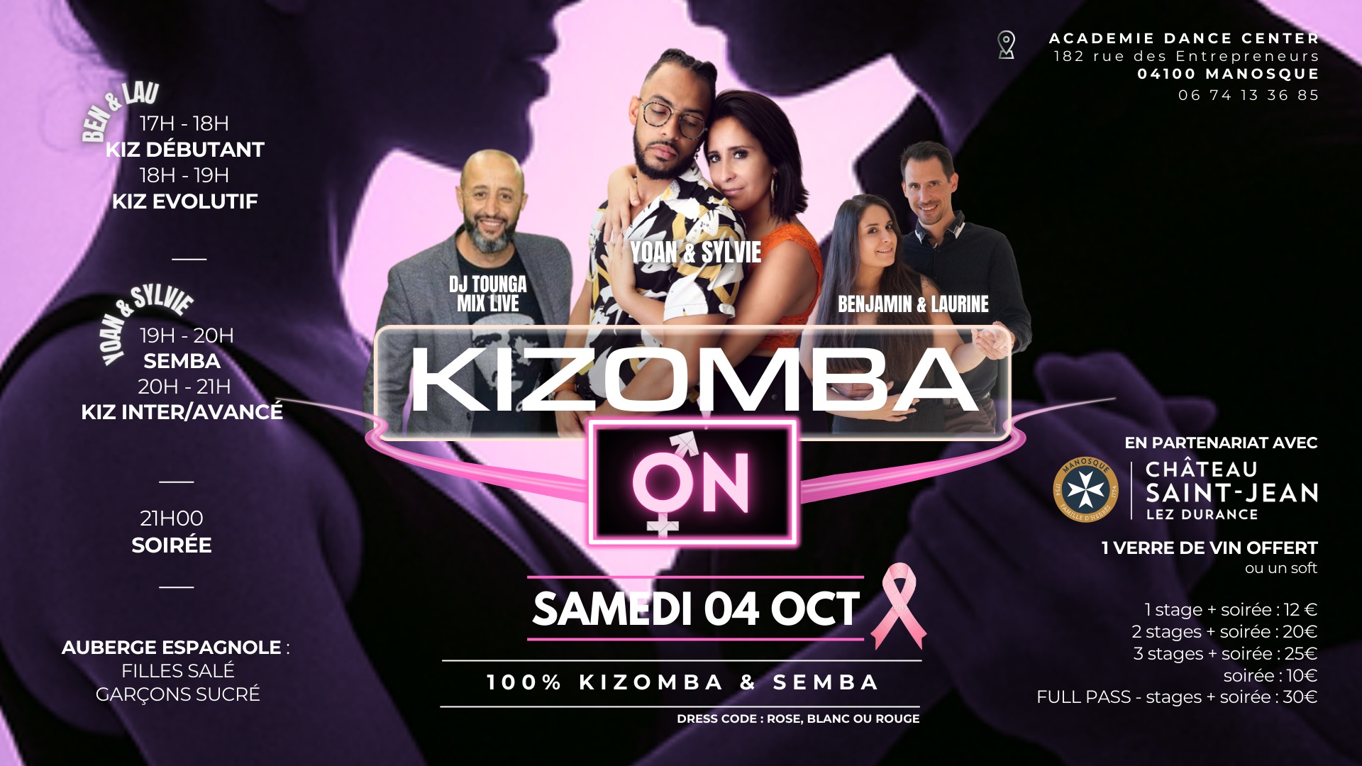 Kizomba " ON " Stages & Soirée Kizomba Semba Guest Yoan & Sylvie