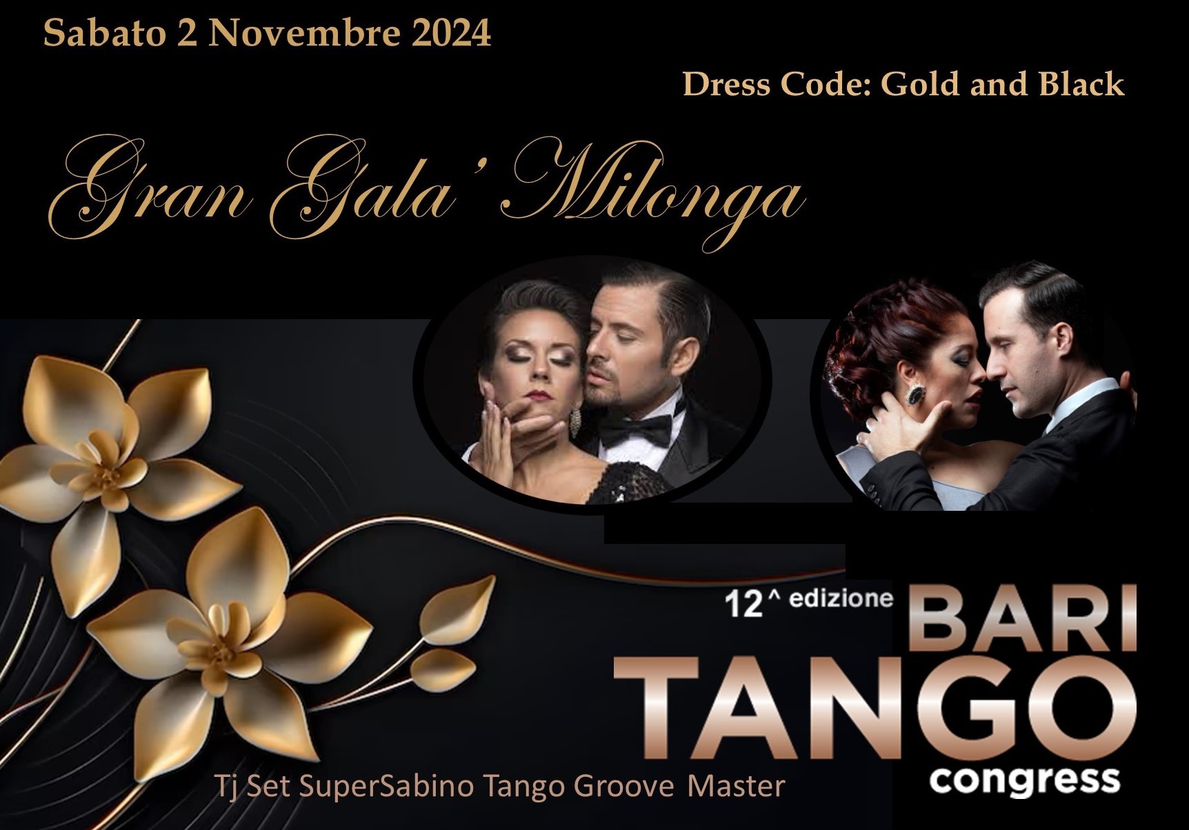 BTC - GOLD MILONGA - Sabato 2 Novembre