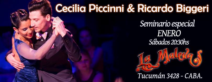 Seminario de Tango ENERO 2016 - Cecilia Piccinni & Ricardo Biggeri