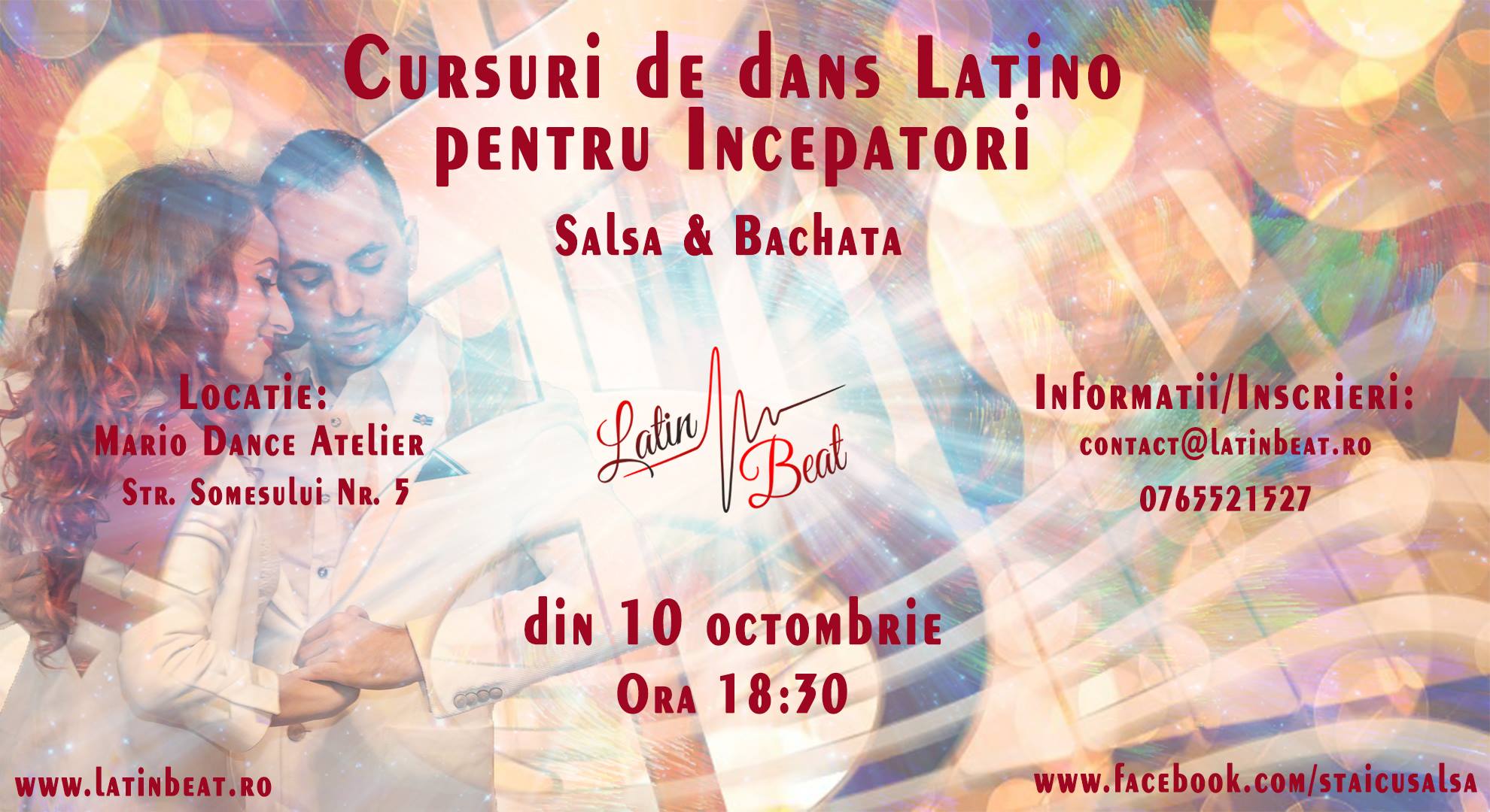 Curs intensiv de Salsa si Bachata pentru incepatori