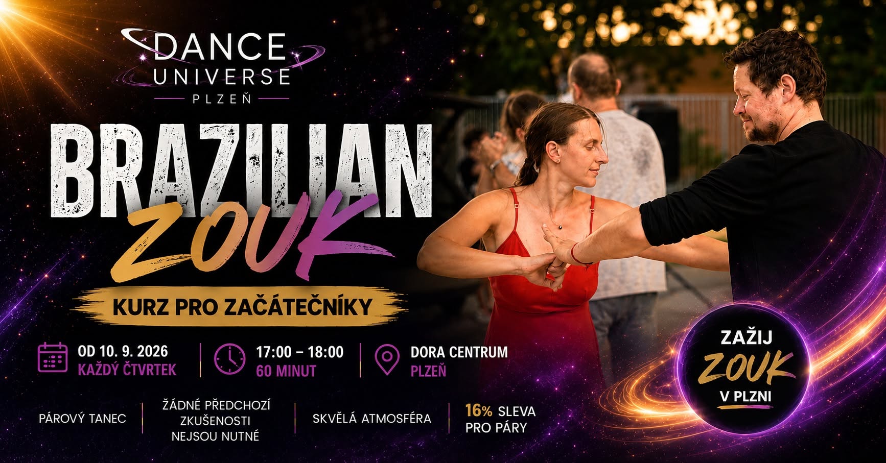 Brazilian Zouk kurz v Plzni