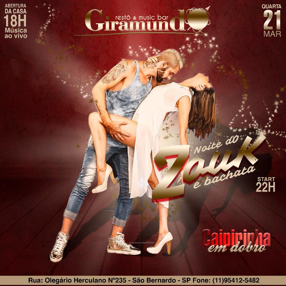 Noite de Zouk + Bachata SBC