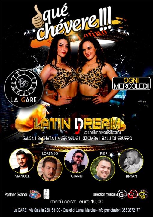 20 Novembre _ Què Chèvere, La GARE 100% Latino