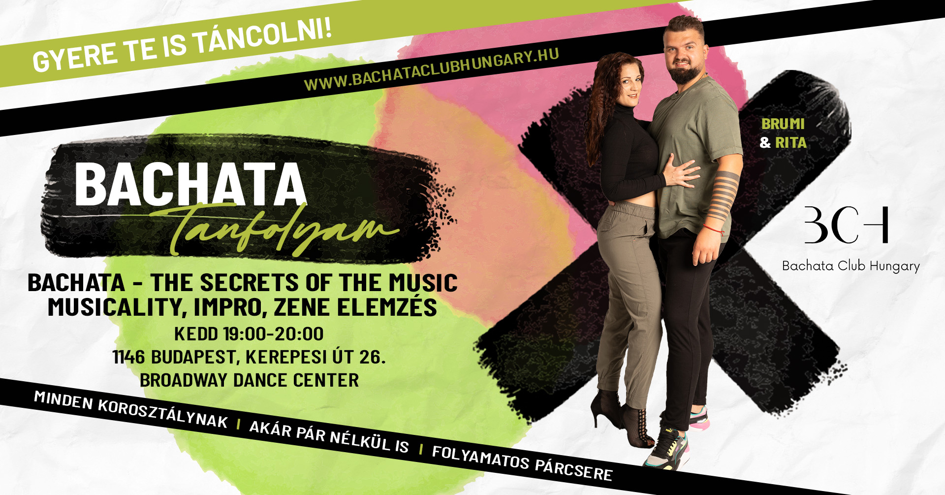 Bachata - The Secrets of the Music (Musicality, Impro, Zene elemzés)💥2026-os KEDVEZMÉNYEK💥
