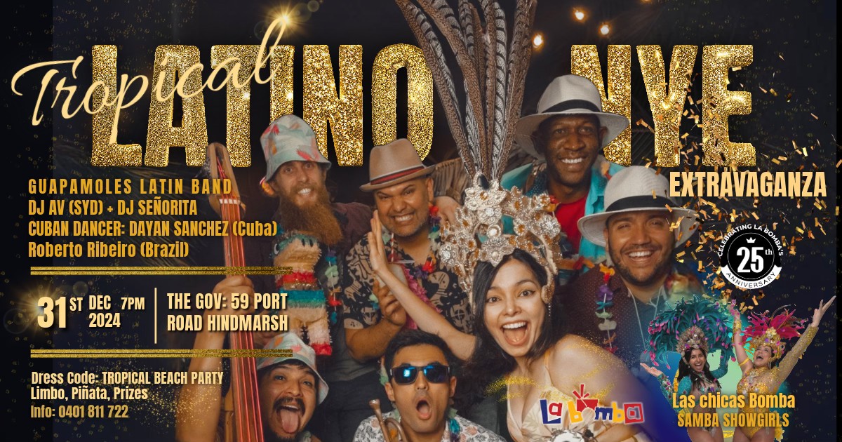 TROPICAL LATINO NYE EXTRAVAGANZA at THE GOV