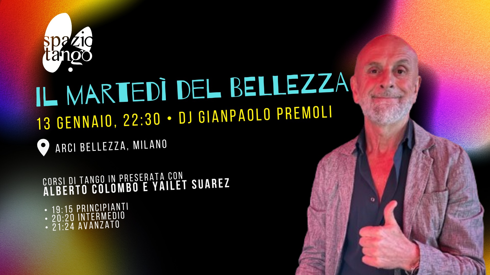 Il Martedì del Bellezza! Milonga con Dj Gianpaolo Premoli
