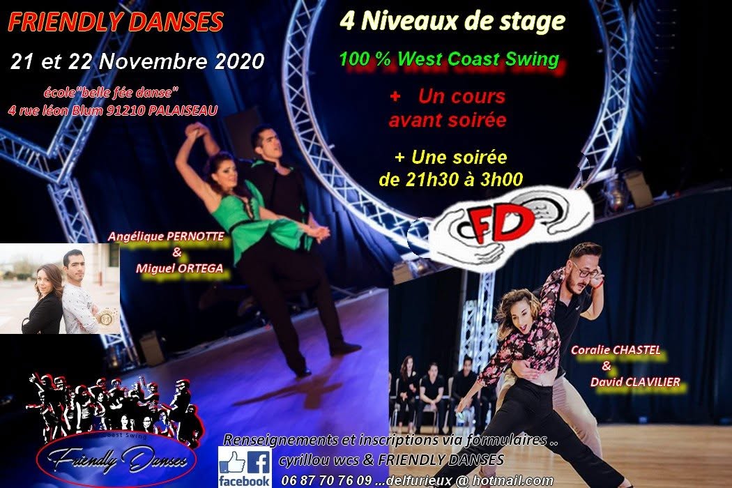 FRIENDLY DANSES VOLET 1 2020 2021